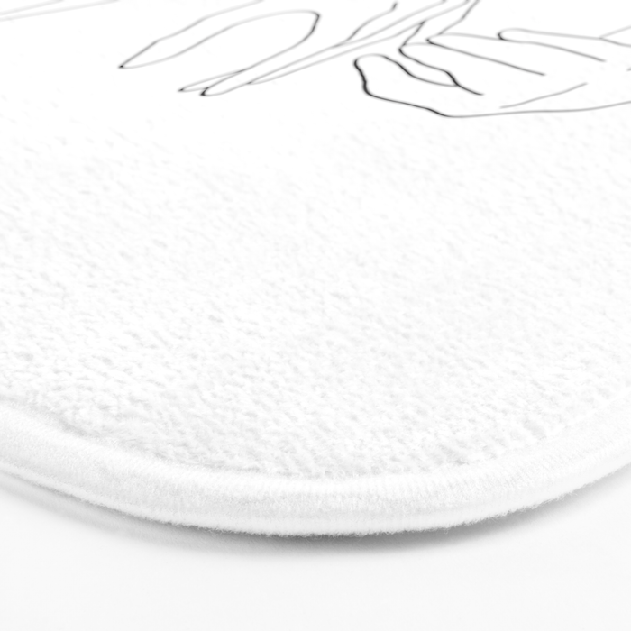 Line Hands 2 Bath Mat Gallery Image 3