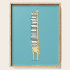 A Book Lover (blue) Serving Tray Gallery Image 1