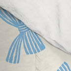 Blue Stripe Bow Ribbon  Comforter Gallery Image 4