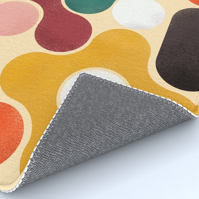 Color pops - mid century style  Rug Gallery Image 4