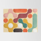 Color pops - mid century style  Rug Gallery Image 2