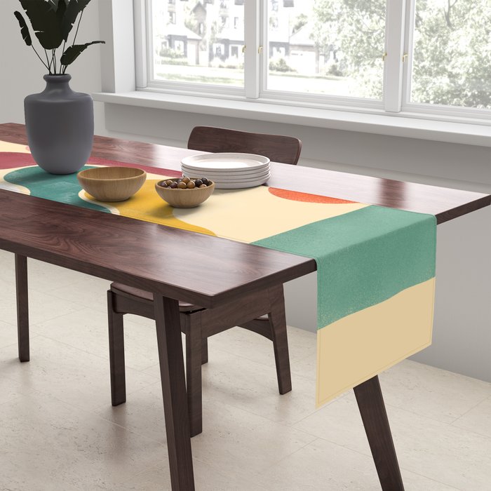 Color pops - mid century style  Table Runner Gallery Image 2