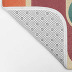 Color pops - mid century style  Bath Mat Gallery Image 2
