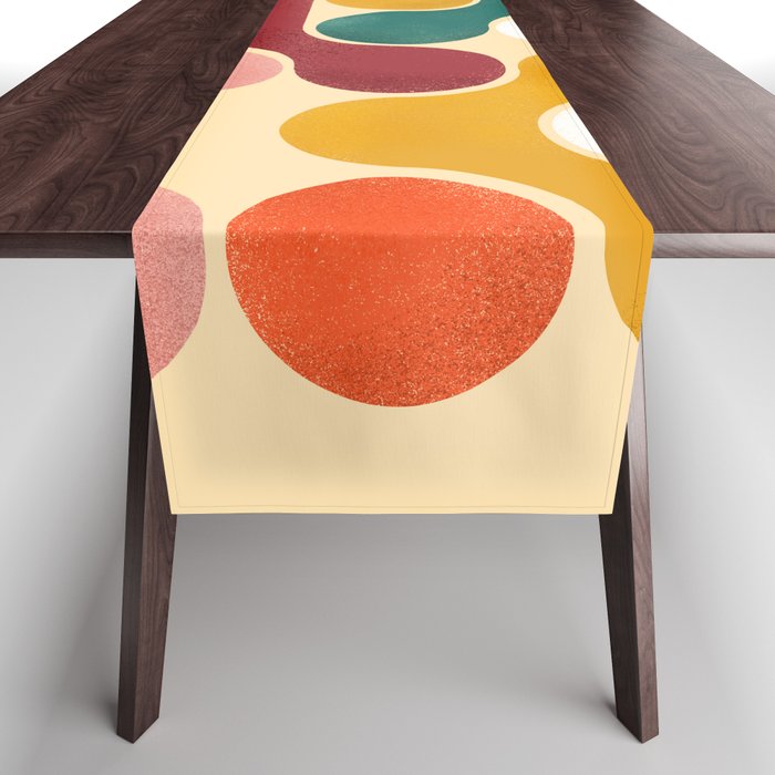 Color pops - mid century style  Table Runner Gallery Image 1