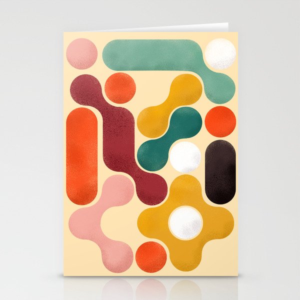 Color pops - mid century style  Stationery Card Gallery Image 2