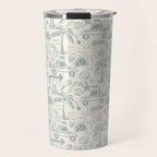 Baja - faded blue Travel Mug Gallery Image 1