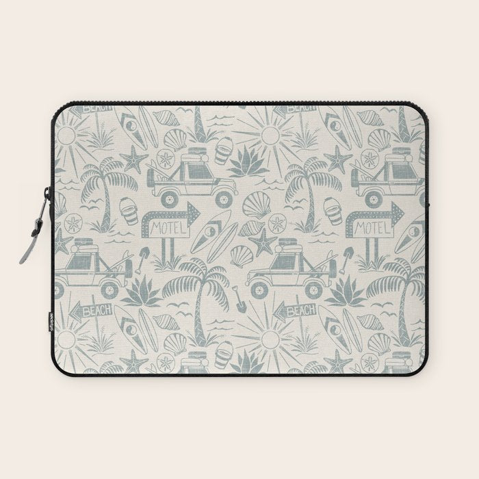 Baja - faded blue Laptop Sleeve Gallery Image 1