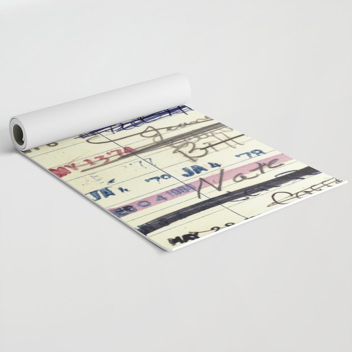 Library Card 828 The Enormous Room Yoga Mat Gallery Image 2
