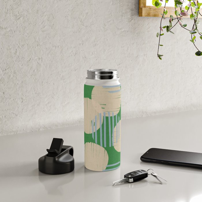 Abstract Summer Pattern #1 Water Bottle Gallery Image 4