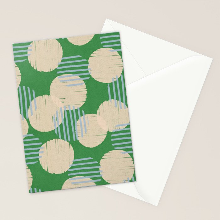 Abstract Summer Pattern #1 Stationery Card Gallery Image 2