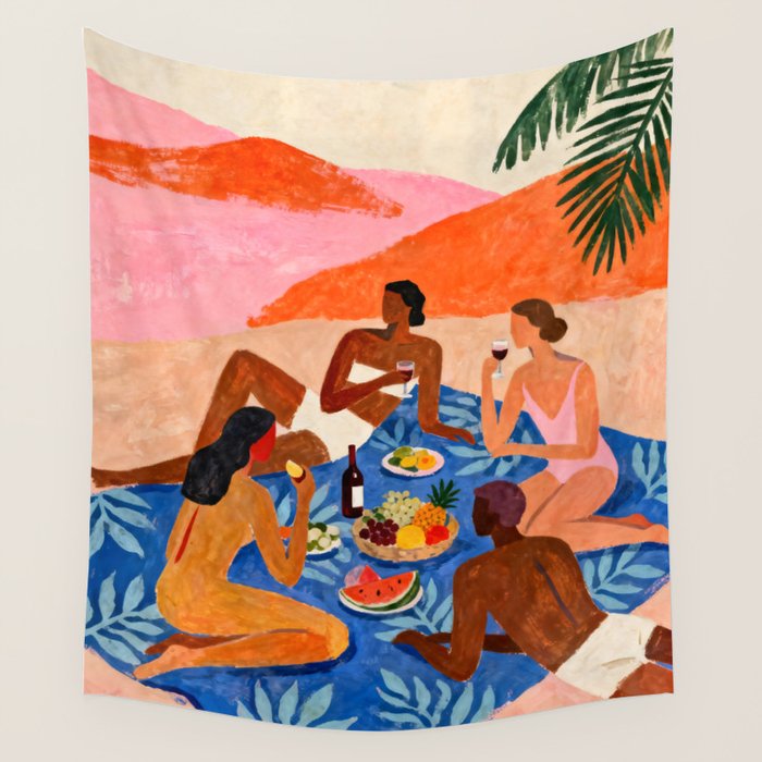 The Picnic Wall Tapestry Gallery Image 1