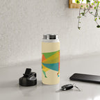 Fractal Geometric Bull Water Bottle Gallery Image 5