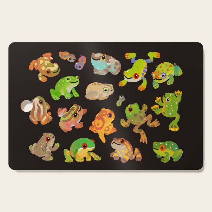 Tree frog - dark Cutting Board Gallery Image 1