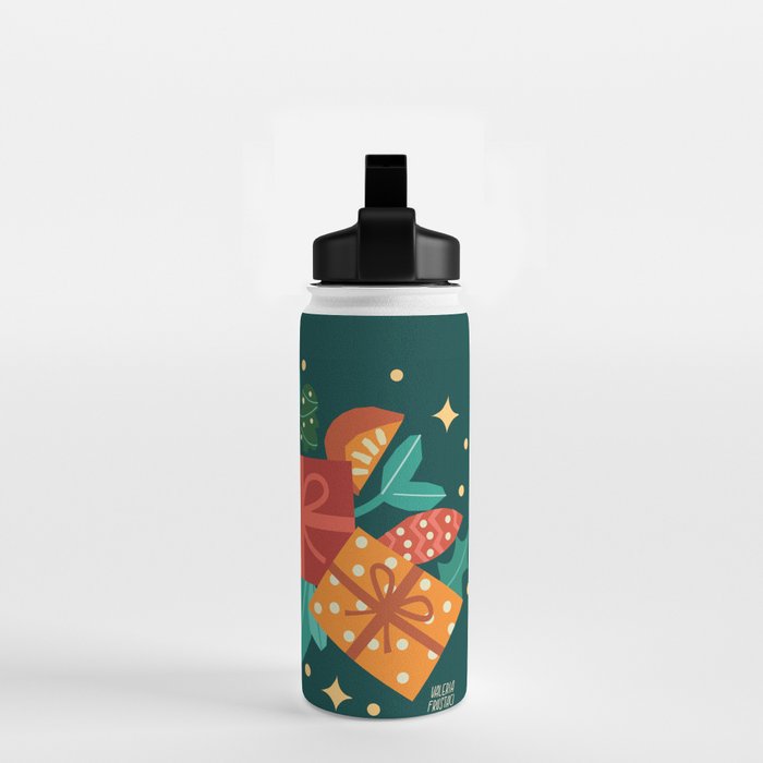 Christmas time Water Bottle Gallery Image 2