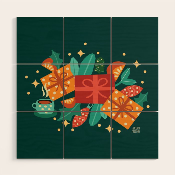 Christmas time Wood Wall Art Gallery Image 1