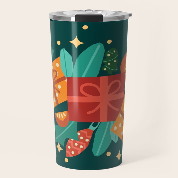 Christmas time Travel Mug Gallery Image 1