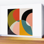 geometry shapes 3 Wall Mural Gallery Image 2