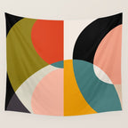 geometry shapes 3 Wall Tapestry Gallery Image 4