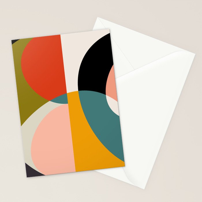 geometry shapes 3 Stationery Card Gallery Image 2