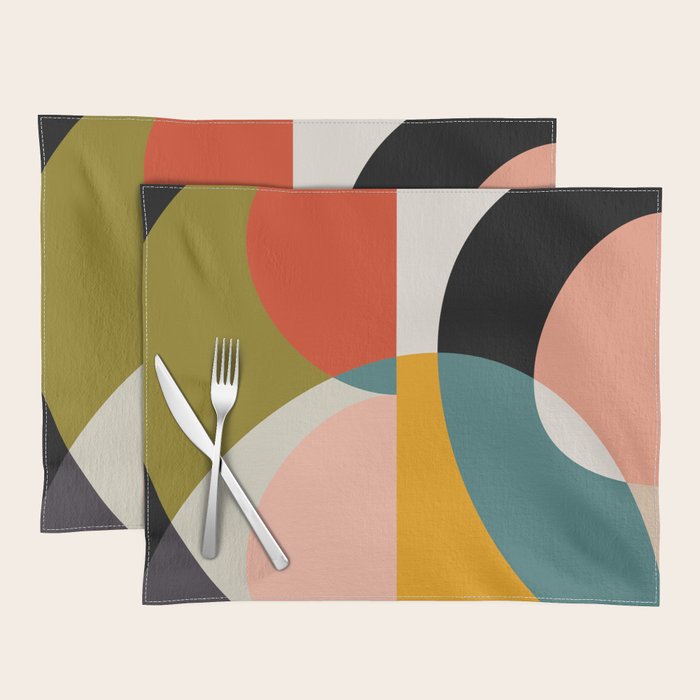 geometry shapes 3 Placemat Gallery Image 1