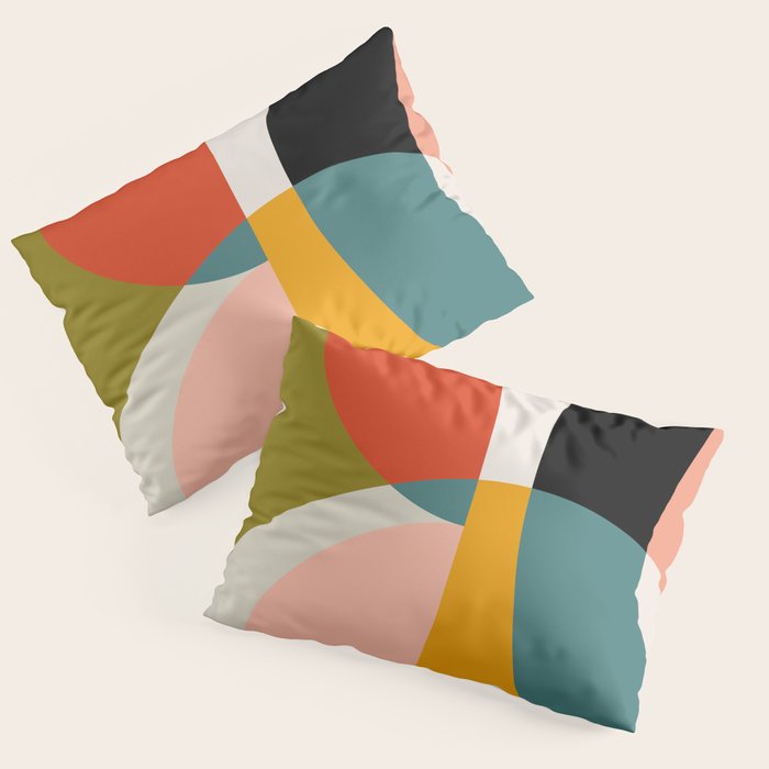geometry shapes 3 Pillow Sham Gallery Image 1