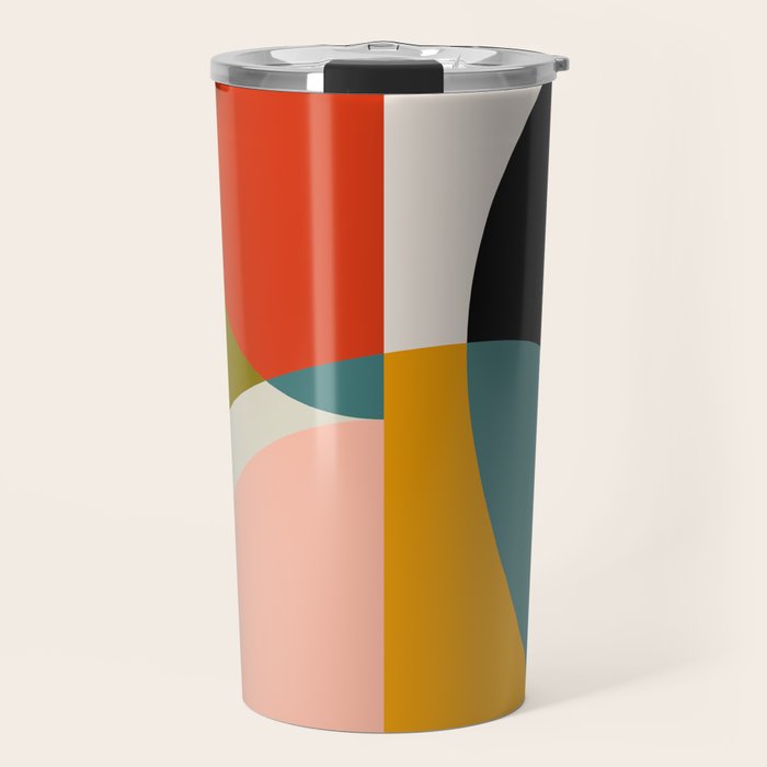 geometry shapes 3 Travel Mug Gallery Image 1