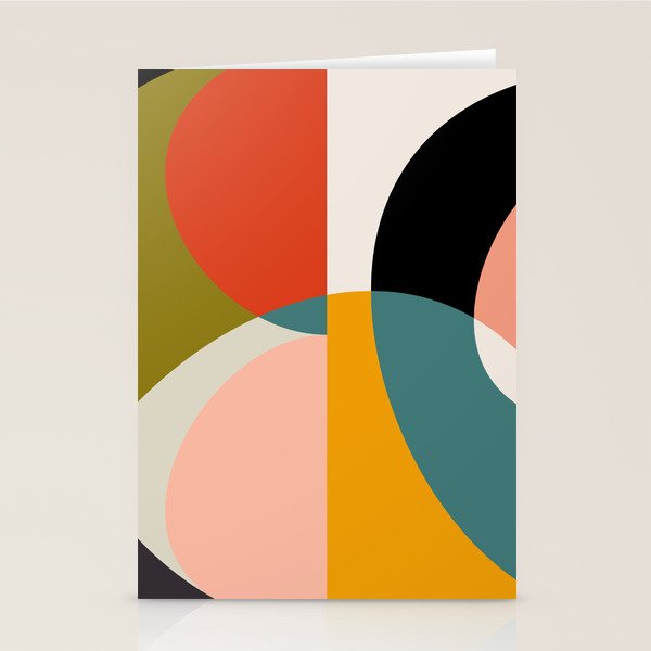 geometry shapes 3 Stationery Card Gallery Image 1
