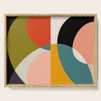 geometry shapes 3 Serving Tray Gallery Image 1