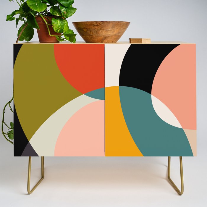 geometry shapes 3 Credenza Gallery Image 1