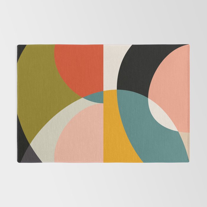 geometry shapes 3 Rug Gallery Image 2