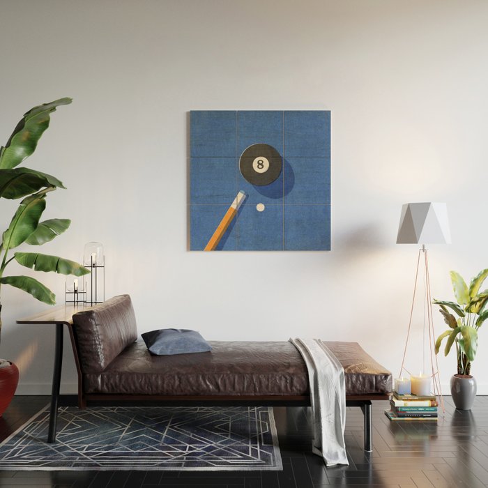 BALLS / Billiards - ball 8 I Wood Wall Art Gallery Image 2