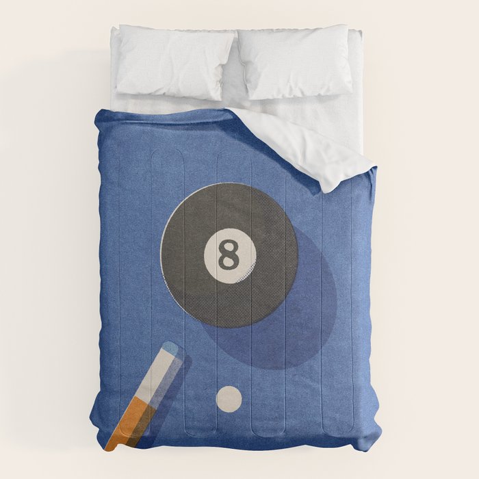 BALLS / Billiards - ball 8 I Comforter Gallery Image 1