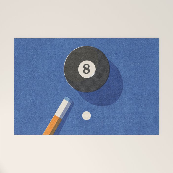 BALLS / Billiards - ball 8 I Welcome Mat Gallery Image 1