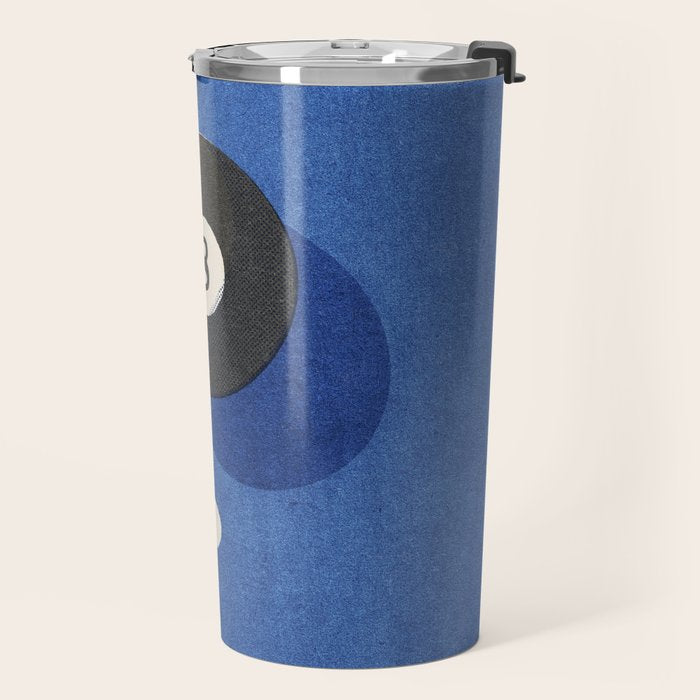 BALLS / Billiards - ball 8 I Travel Mug Gallery Image 2