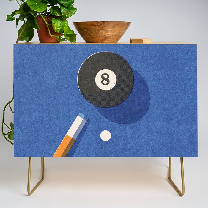 BALLS / Billiards - ball 8 I Credenza Gallery Image 1