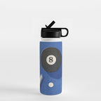 BALLS / Billiards - ball 8 I Water Bottle Gallery Image 1
