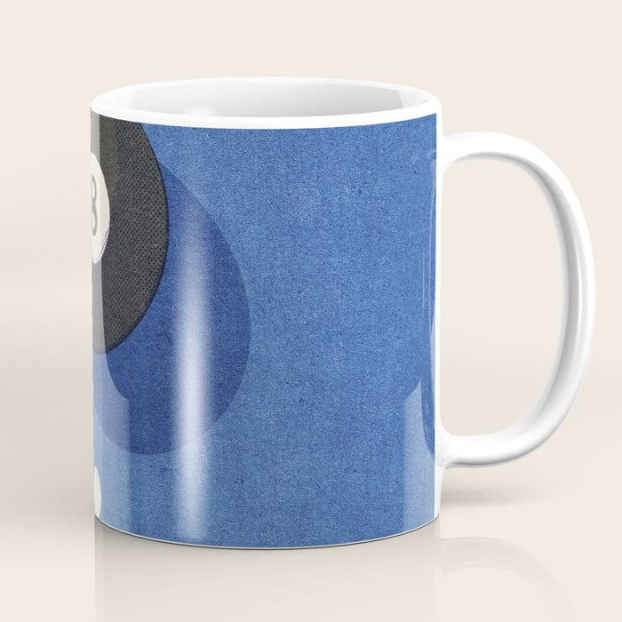 BALLS / Billiards - ball 8 I Coffee Mug Gallery Image 1