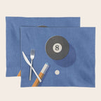 BALLS / Billiards - ball 8 I Placemat Gallery Image 1