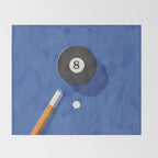 BALLS / Billiards - ball 8 I Throw Blanket Gallery Image 2
