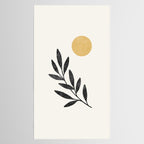 Leaf Sun 1 - Gold Black Tablecloth Gallery Image 2