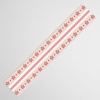 Pink Stripes And Flowers Table Runner Gallery Image 3