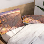 Purple Sunset at the Grand Canyon Pillow Sham Gallery Image 2