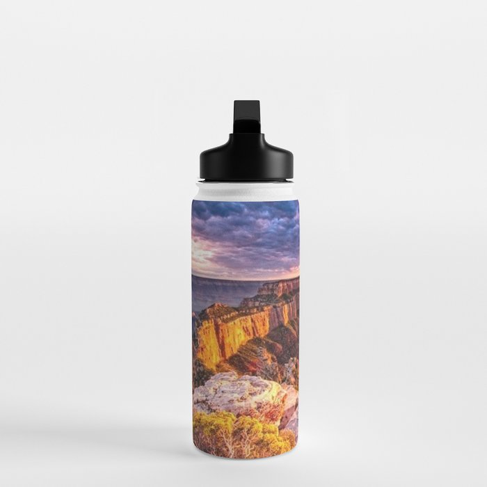 Purple Sunset at the Grand Canyon Water Bottle Gallery Image 3