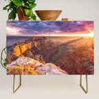 Purple Sunset at the Grand Canyon Credenza Gallery Image 1