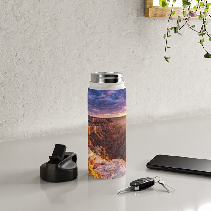 Purple Sunset at the Grand Canyon Water Bottle Gallery Image 4