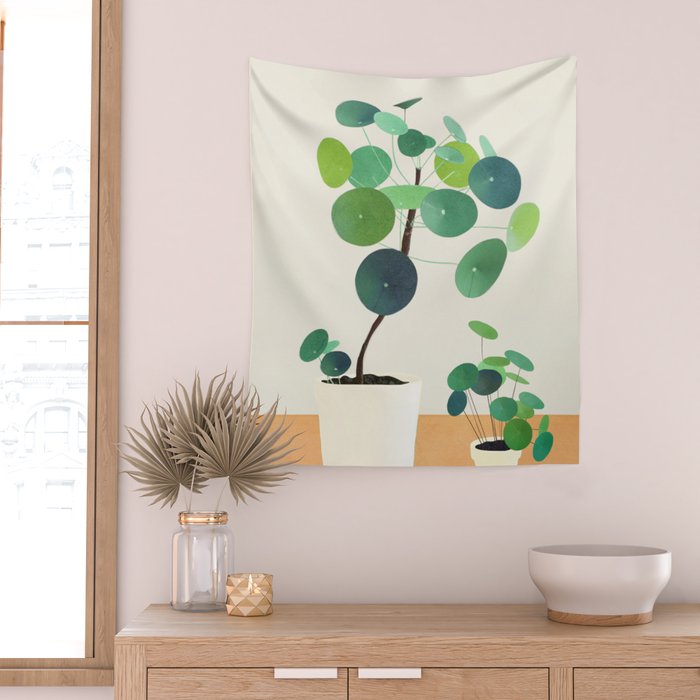 Colorful Branching Out 08 Wall Tapestry Gallery Image 2