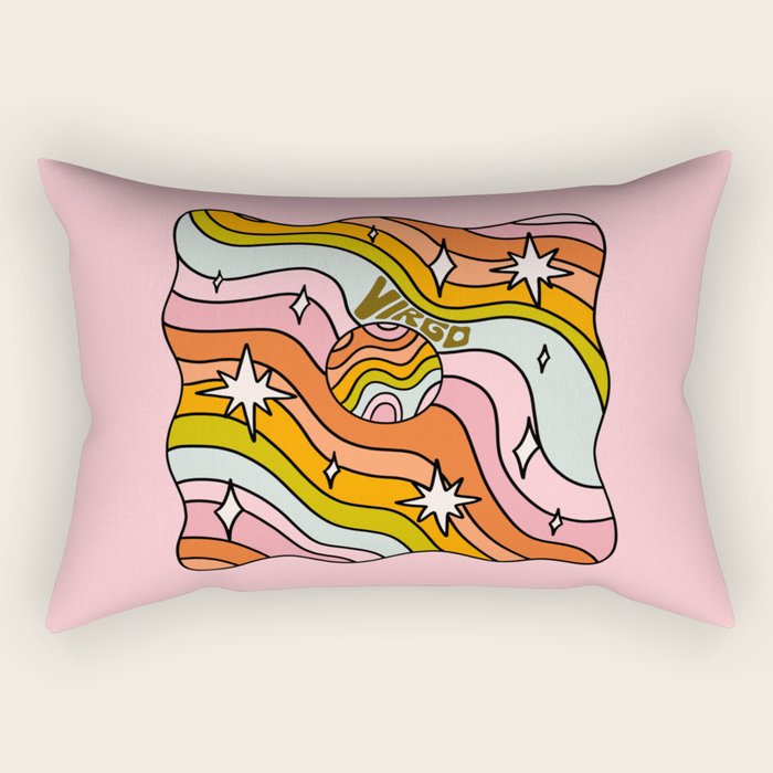 Virgo Planet Rectangular Pillow Gallery Image 1