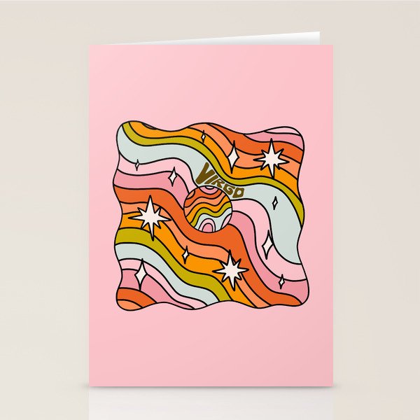 Virgo Planet Stationery Card Gallery Image 2