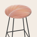 Palm leaf - copper pink Stool Gallery Image 2