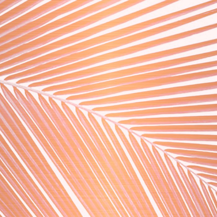 Palm leaf - copper pink Coffee Mug Gallery Image 2